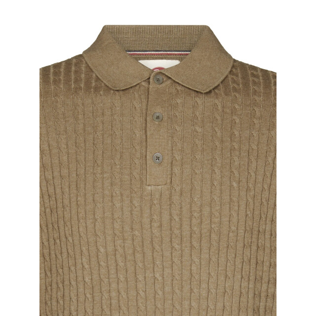 Petrol Industries Heren polo m-3060-kwc203 7140 oak Petrol Polo M 3060 KWC203 7140Oak large