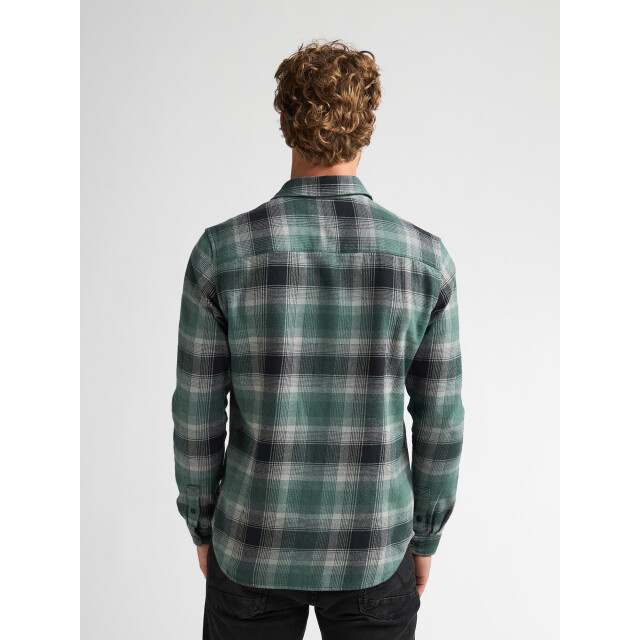 Petrol Industries Heren overshirt m-3060-sil417 6186 teal green Petrol Overshirt M 3060 SIL417 6186TealGreen large