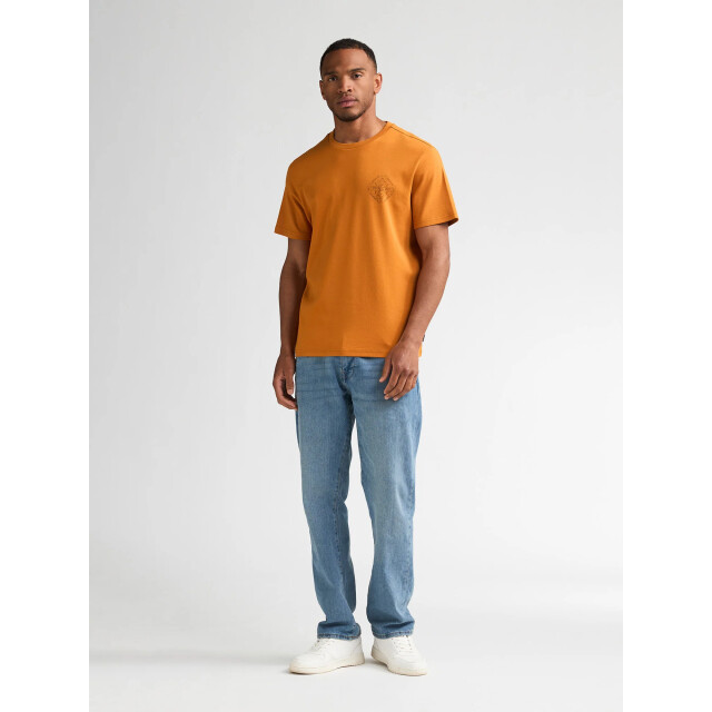 Petrol Industries Heren shirt m-3060-tsr618 2128 rusted amber Petrol Shirt M 3060 TSR618 2128RustedAmber large