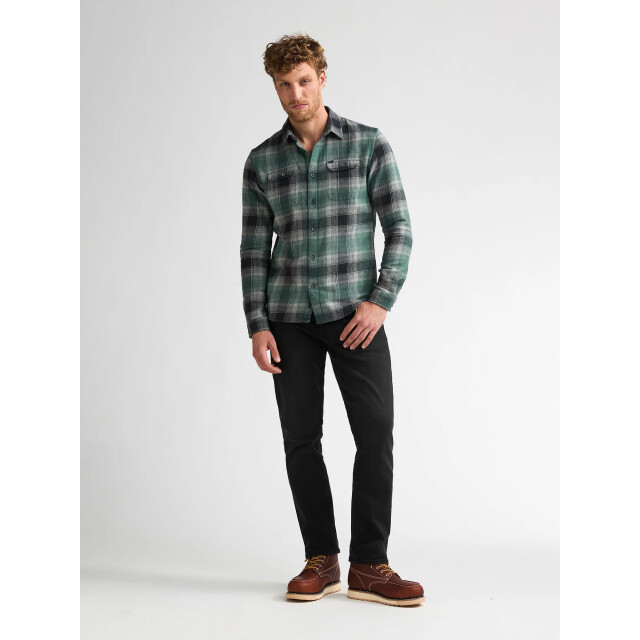Petrol Industries Heren overshirt m-3060-sil417 6186 teal green Petrol Overshirt M 3060 SIL417 6186TealGreen large
