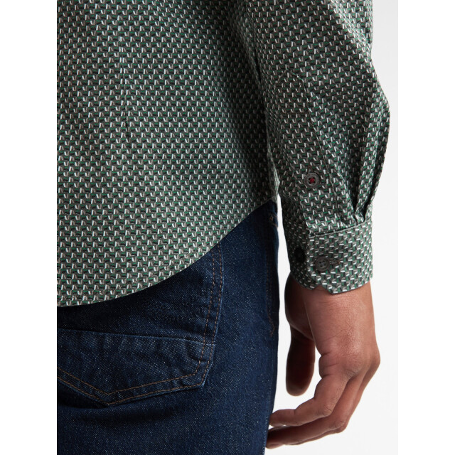 Petrol Industries Heren overhemd m-3060-sil401 6186 teal green Petrol Overhemd M 3060 SIL401 6186TealGreen large