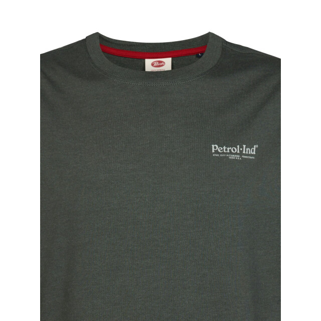 Petrol Industries Heren shirt m-3060-tlr616 6185 steel green Petrol Shirt M 3060 TLR616 6185SteelGreen large