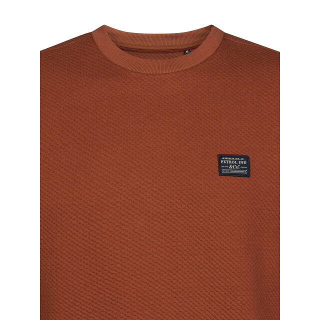 Petrol Industries Heren sweater m-3060-swr336 2127 copper orange Petrol Sweater M 3060 SWR336 2127CopperOrange large