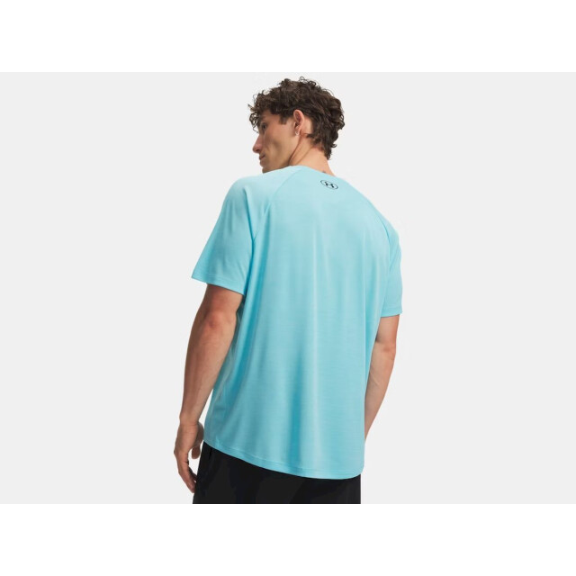 Under Armour Ua tech textured ss-blu training t-shirt korte mouw heren - 076108_200-L large