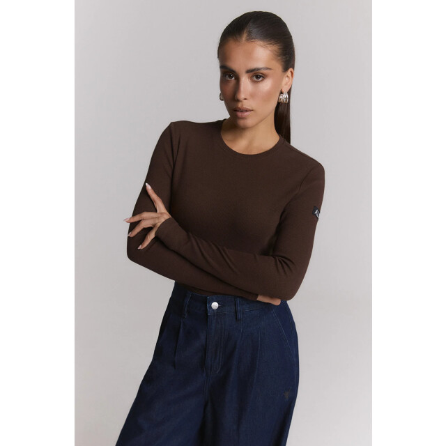 Alix The Label Rib longsleeve t-shirt - Rib longsleeve t-shirt - Alix The Label large