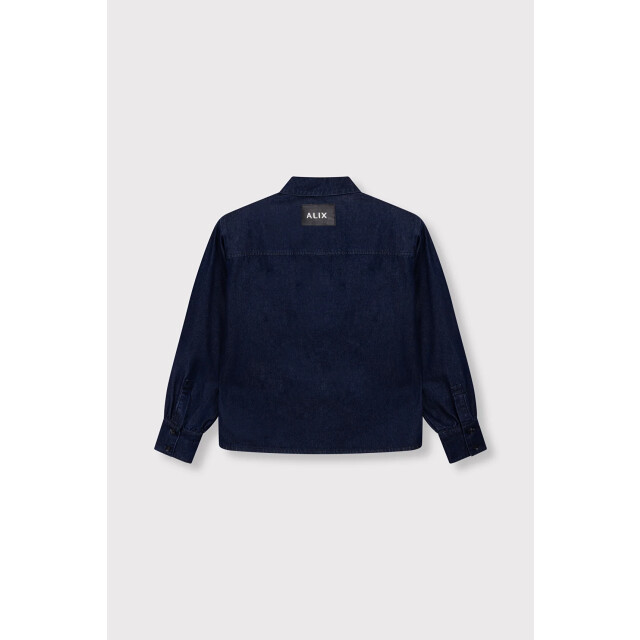 Alix The Label Oversized denim blouse - Oversized denim blouse - Alix The Label large