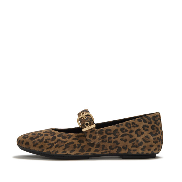 FitFlop Delicato suede leopard mary janes ADQ large