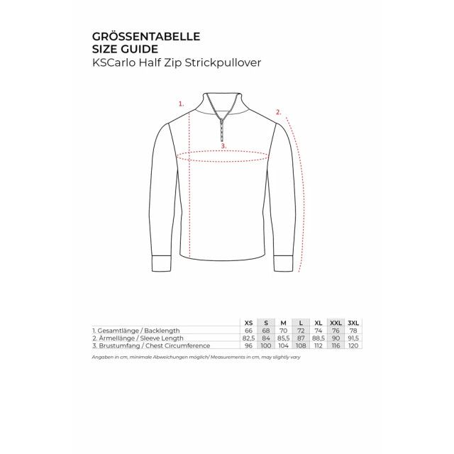 Kronstadt Ks2790 kscarlo half zip knit 999 black KS2790 large