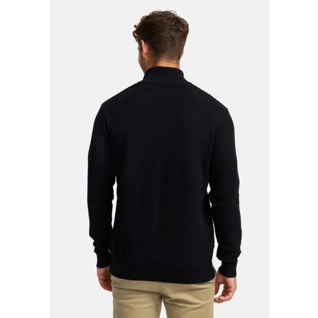Kronstadt Ks2790 kscarlo half zip knit 999 black KS2790 large