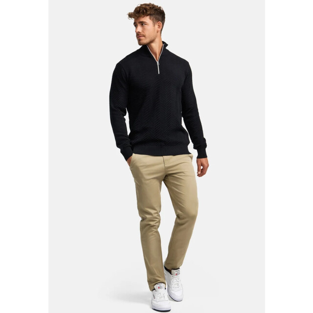 Kronstadt Ks2790 kscarlo half zip knit 999 black KS2790 large