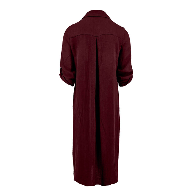 FOS Amsterdam Fos 7771 jurk lina uni plum 7771 large