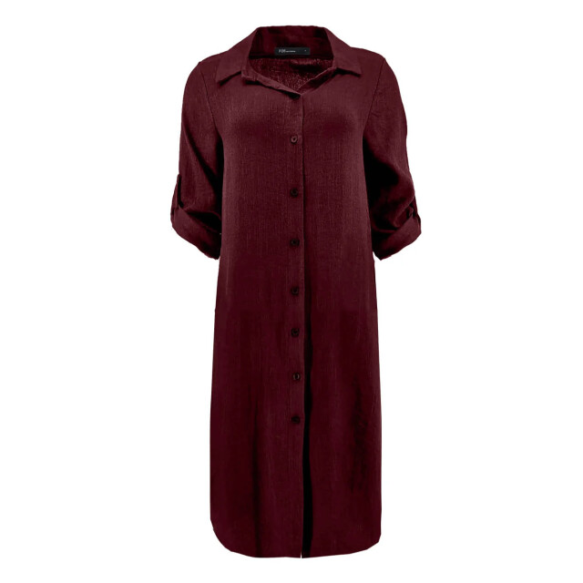 FOS Amsterdam Fos 7771 jurk lina uni plum 7771 large