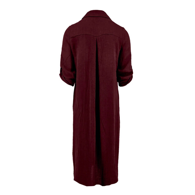 FOS Amsterdam Fos 7771 jurk lina uni plum 7771 large