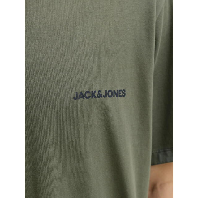 Jack & Jones Heren korte shortama pyjamaset jaceverest groen/donkerblauw 12273635-Beetle SCS large
