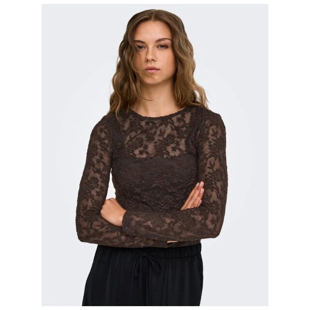 Only Onlblaise l/s top jrs coffee bean 15356155-237375 large