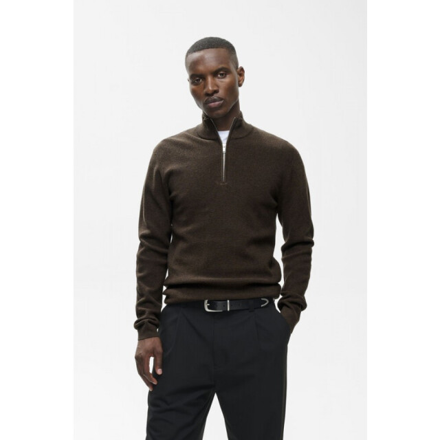 Matinique Lagoon half zip trui turkisch coffee Turkisch Coffee/Lagoon Half Zip large