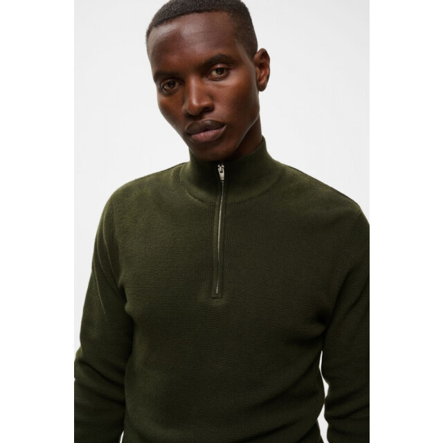 Matinique Lagoon half zip trui dark forest Dark Forest/Lagoon Half Zip large