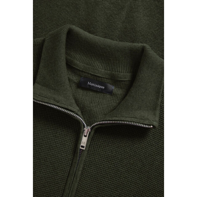Matinique Lagoon half zip trui dark forest Dark Forest/Lagoon Half Zip large