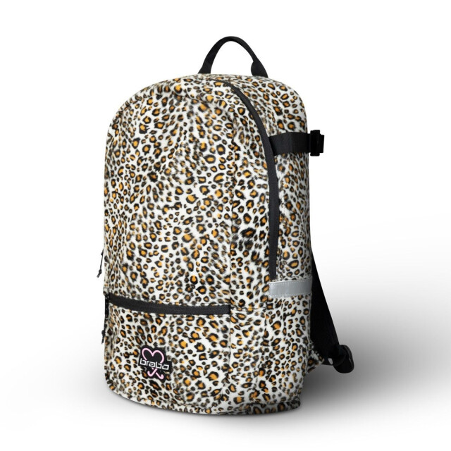 Brabo Backpack fun leopard/pink hockey rugzak - 076296_500-1SIZE large
