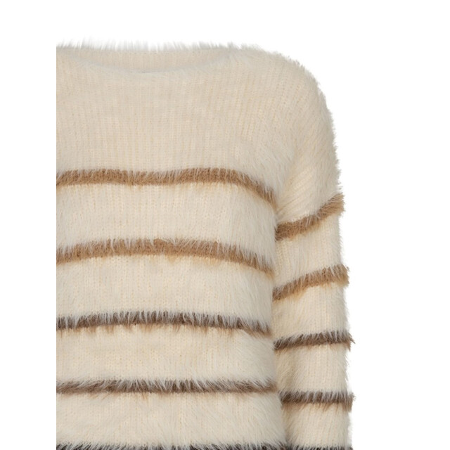 Red Button Rb sweet fuzzy stripe RB sweet fuzzy stripe beige large
