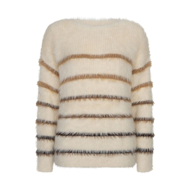 Red Button Rb sweet fuzzy stripe RB sweet fuzzy stripe beige large