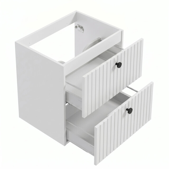 Badplaats Badkamermeubel set fargo 60 x 45 cm – mat – hangend wastafelmeubel 3689372 large