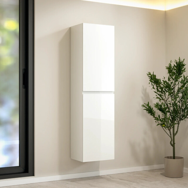 Mirlux Badkamermeubelset paris 80cm wit wastafel zwart 3581484 large