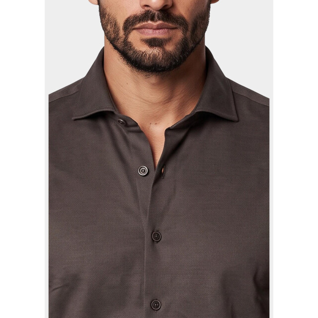 R2 Amsterdam Overhemd heren knitted dobby shirt 134.wsp.009/041 211359 large