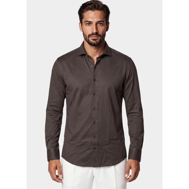 R2 Amsterdam Overhemd heren knitted dobby shirt 134.wsp.009/041 211359 large