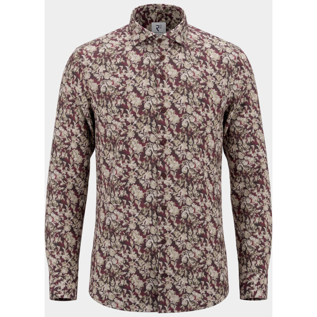 R2 Amsterdam Overhemd heren floral print on poplin 134.wsp.066/080 211364 large