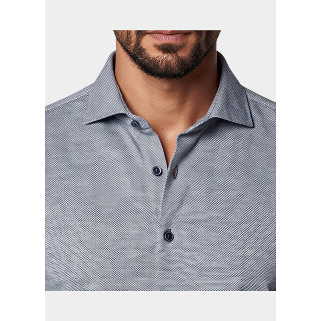 R2 Amsterdam Overhemd heren knitted polyester sorona shir 134.wsp.013/014 211362 large