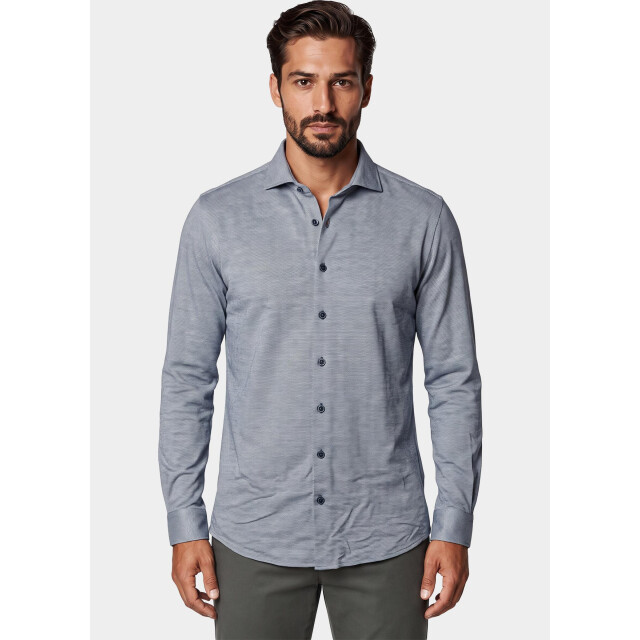 R2 Amsterdam Overhemd heren knitted polyester sorona shir 134.wsp.013/014 211362 large