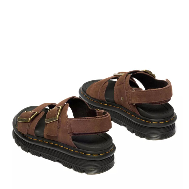 Dr. Martens Dr. martens zebzag sandal sepia brown plateau sandalen dames 42853200 large