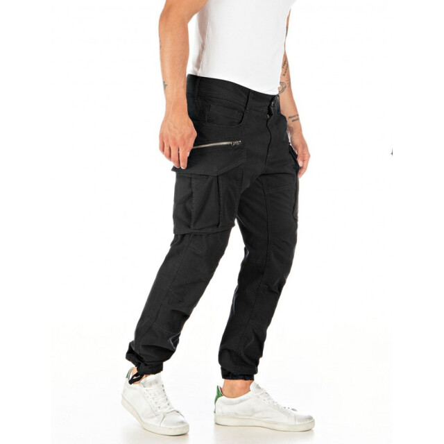 Replay M9873a joe heren cargo pant black rep 000.84387 098/M9873A Joe large