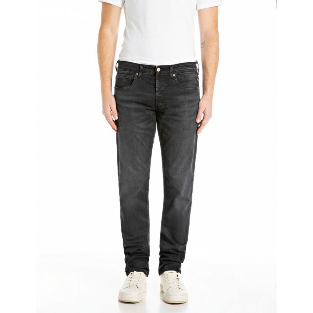 Replay Ma972 grover 099 black heren denim regular straight- rep 000.573B914 099/MA972 Grover  099 large