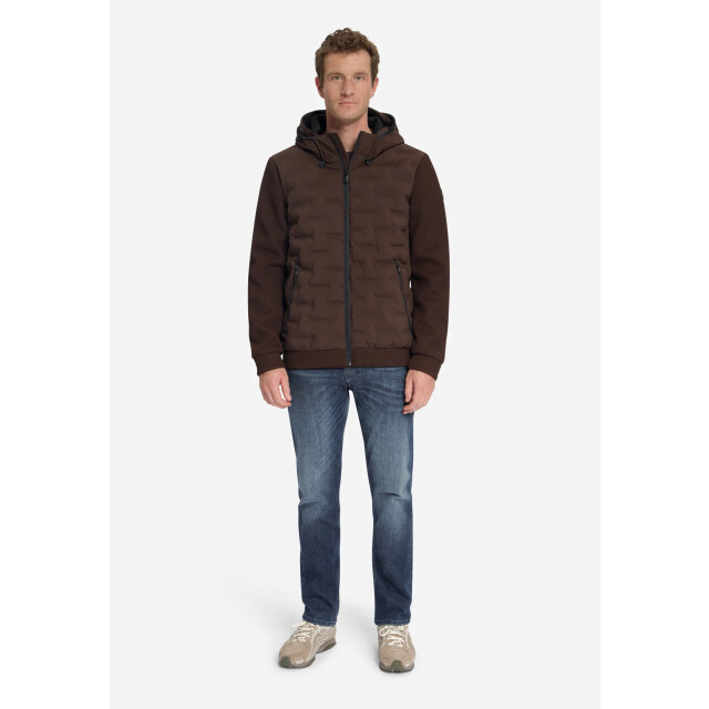 No Excess Heren jas 33630819sn 042 dark brown NoExcess Jas 33630819SN 042DarkBrown large