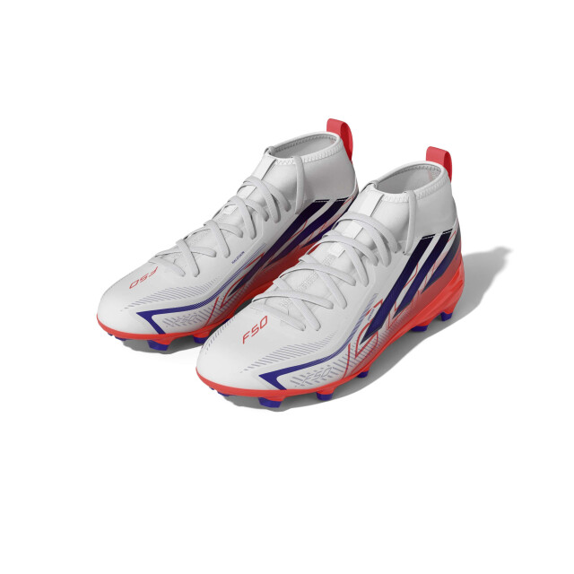 Adidas f50 hyperfast league mid fg j voetbal schoen firm ground jongens - 075529_100-3,5 large