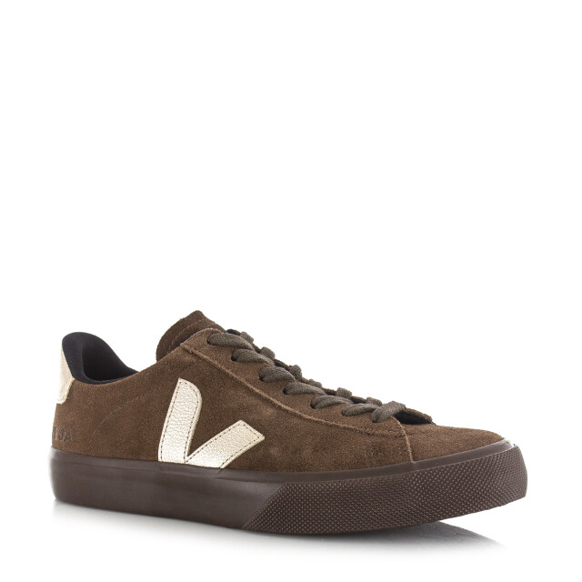 Veja Campo suede walnut platine moonrock lage sneakers dames CP0321810A large