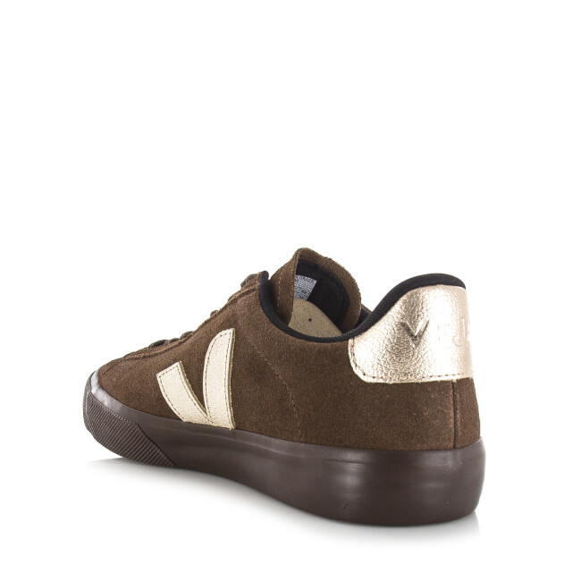 Veja Campo suede walnut platine moonrock lage sneakers dames CP0321810A large