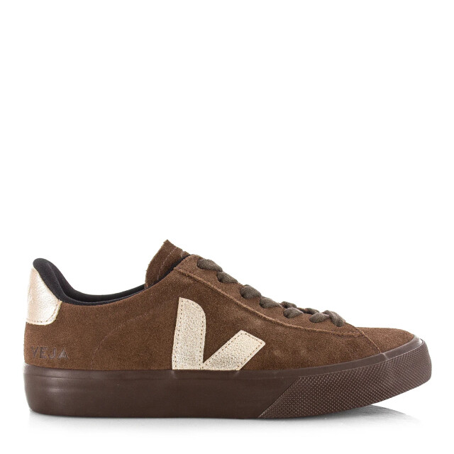 Veja Campo suede walnut platine moonrock lage sneakers dames CP0321810A large