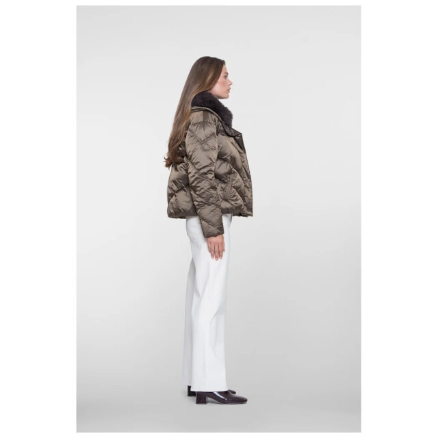 Geisha Jacket nylon brown 68512-21-000775 large