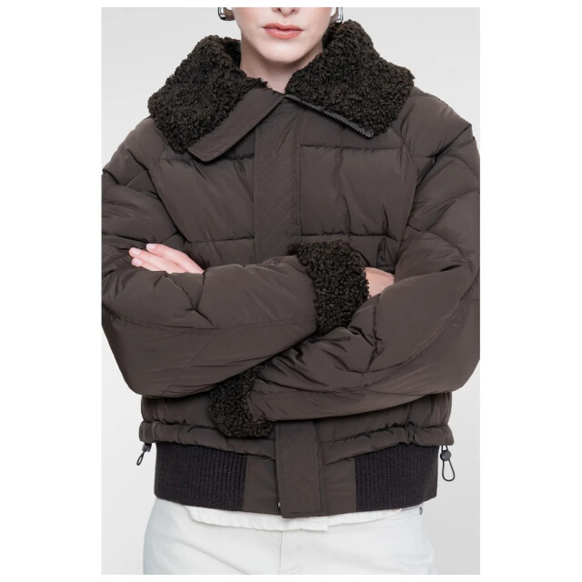 Geisha Jacket nylon dark brown 68524-16-000785 large