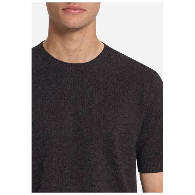 No Excess Pullover short sleeve crewneck mela dark brown 33220793-042 large