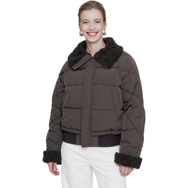 Geisha Jacket nylon dark brown 68524-16-000785 large