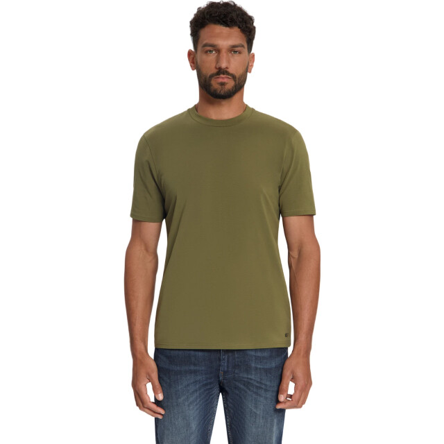 No Excess T-shirt crewneck solid basic stretc moss 33340703SN-152 large