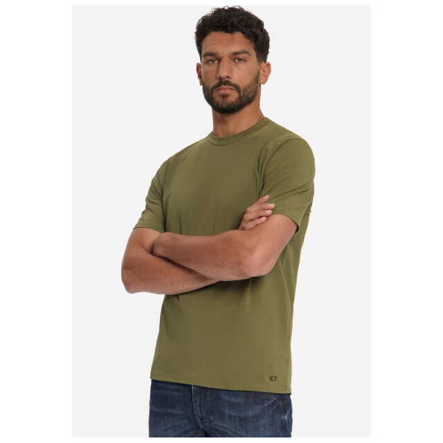 No Excess T-shirt crewneck solid basic stretc moss 33340703SN-152 large