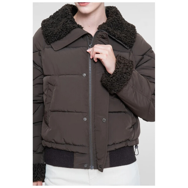 Geisha Jacket nylon dark brown 68524-16-000785 large