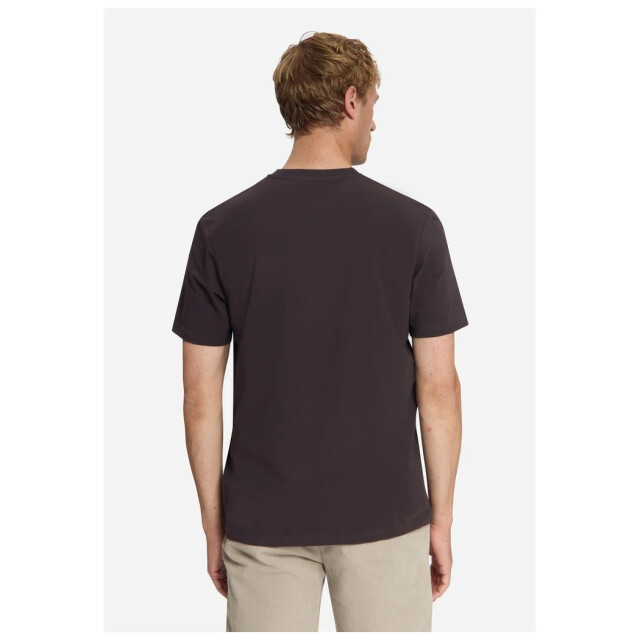 No Excess T-shirt crewneck solid basic stretc dark brown 33340703SN-042 large