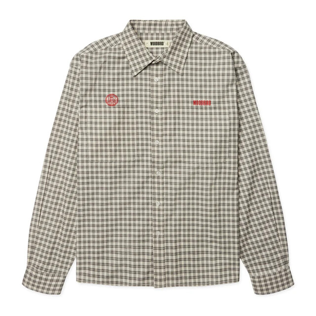 Woodbird buzo emb check shirt 2636-702 - 05631.112.0014 large