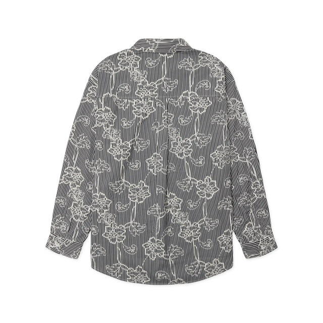 Woodbird brooks emb shirt 2636-712 black white 05631.992.0001 large
